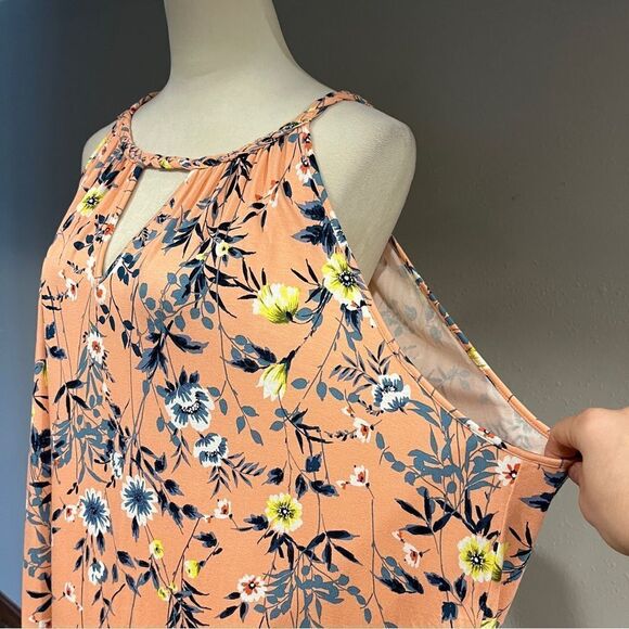 Daniel Rainn floral halter plus size blouse top size 3X - Picture 4 of 13